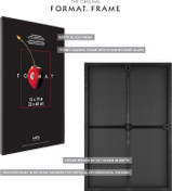 MCS Format 13x19 Picture Frame 1-Pack, Black Finish, Wall-Mounted Vertical or Horizontal Display
