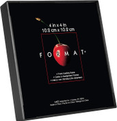 MCS Format 4x4 Picture Frame 6-Pack, Black Finish, Wall-Mounted or Tabletop Vertical or Horizontal Display