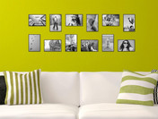 MCS Format 5x7 Picture Frame 12-Pack, Black Finish, Wall-Mounted or Tabletop Vertical or Horizontal Display