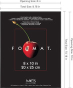 MCS Format 8x10 Picture Frame 12-Pack, Black Finish, Wall-Mounted Vertical or Horizontal Display