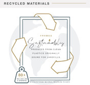 MCS Foundation 18x24 Poster Frame 1-Pack, Traditional Silver Finish, Wall-Mounted Vertical or Horizontal Display