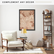 MCS Foundation 20x27 Poster Frame 1-Pack, Traditional Brass Finish, Wall-Mounted Vertical or Horizontal Display