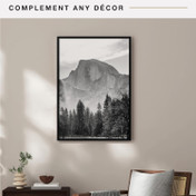 MCS Foundation 20x28 Poster Frame 1-Pack, Traditional Black Finish, Wall-Mounted Vertical or Horizontal Display