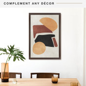 MCS Museum 24x36 Poster Frame 1-Pack, Espresso Woodgrain Finish, Wall-Mounted Vertical or Horizontal Display