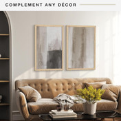 MCS Studio Gallery 20x28 Poster Frame 2-Pack, Natural Woodgrain Finish, Wall-Mounted Vertical or Horizontal Display