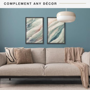 MCS Studio Gallery 20x30 Poster Frame 2-Pack, Black Woodgrain Finish, Wall-Mounted Vertical or Horizontal Display