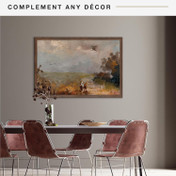 MCS Studio Gallery 24x36 Poster Frame 1-Pack, Walnut Woodgrain Finish, Wall-Mounted Vertical or Horizontal Display