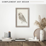 MCS Museum 12x18 Poster Frame 1-Pack, Barnwood Finish, Wall-Mounted Vertical or Horizontal Display