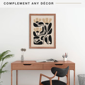 MCS Museum 20x27 Poster Frame 1-Pack, Medium Oak Finish, Wall-Mounted Vertical or Horizontal Display