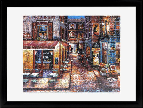 MCS 14.25x19.25 Puzzle Frame 1-Pack, Black Finish, Wall-Mounted Vertical or Horizontal Display for Finished Puzzles