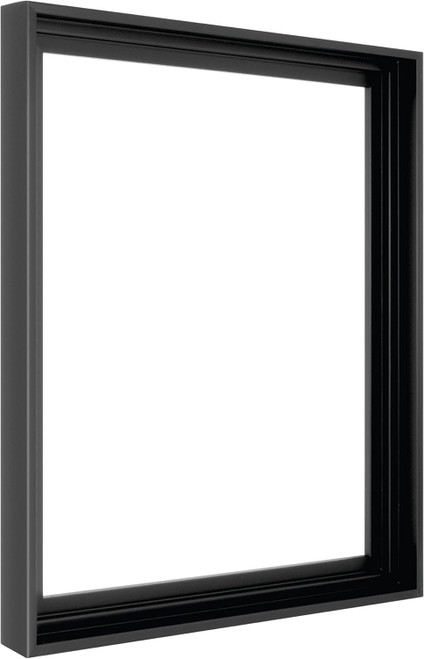 MCS Canvas Float 16x20 Float Frame 1-Pack, Black Finish, Wall-Mounted Vertical or Horizontal Display for Canvas Paintings