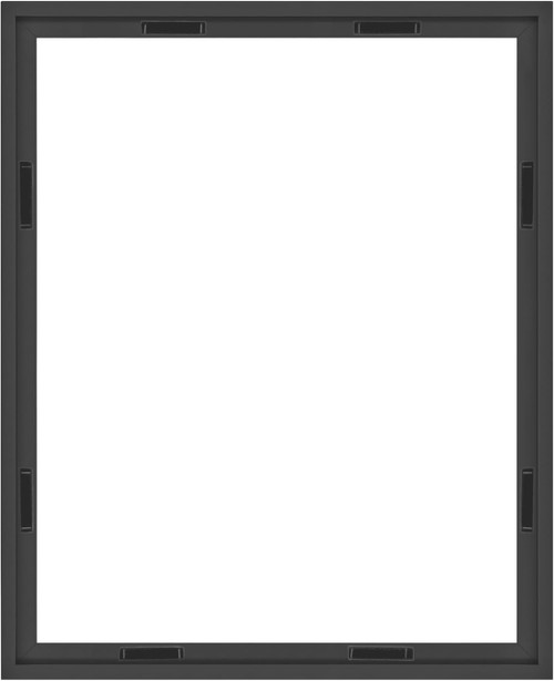MCS Canvas Float 24x30 Float Frame 1-Pack, Black Finish, Wall-Mounted Vertical or Horizontal Display for Canvas Paintings