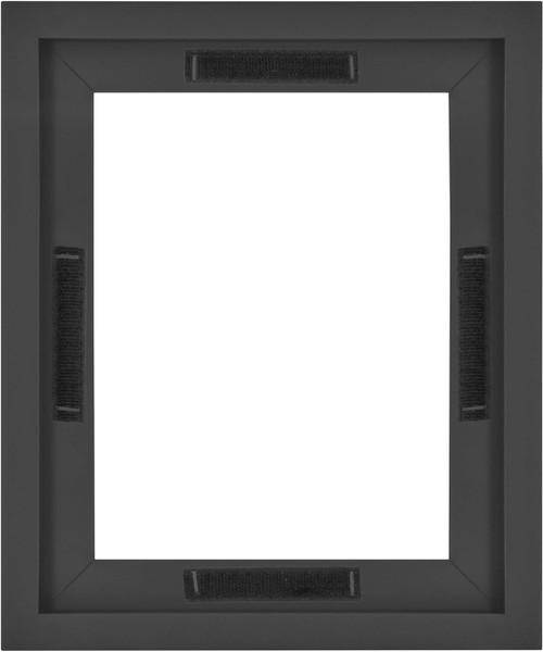 MCS Canvas Float 8x10 Float Frame 1-Pack, Black Finish, Wall-Mounted Vertical or Horizontal Display for Canvas Paintings