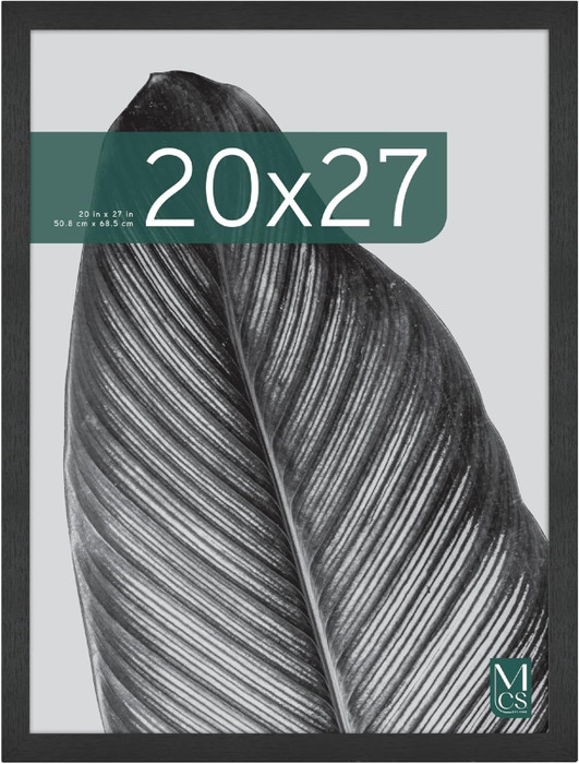 MCS Foundation 20x27 Poster Frame 1-Pack, Traditional Brass Finish, Wall-Mounted Vertical or Horizontal Display