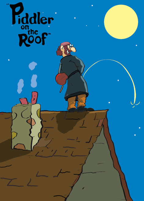 Piddler on the Roof Chanukah - 1126 Funny Jewish Humor Cards 6 Pack