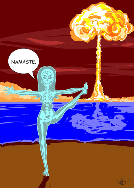 Inappropriate Yoga Girl Nuclear - 537