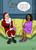 Santa on Oprah - 1595 Funny Christmas Cards  6 Pack