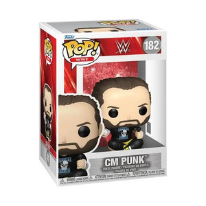 WWE CM Punk Funko Pop! Vinyl Figure #182 w/Protector