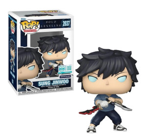 Funko Pop! Solo Leveling Sung Jinwoo #2037 LE 9500 W/ Protector Funko Pop! Solo Leveling Sung Jinwoo #2037 LE 9500 W/ Protector