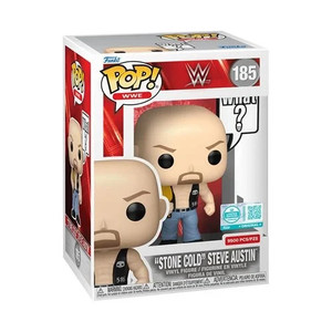 WWE Stone Cold Steve Austin (What?) Pop! Funko Pop! w/ protector #185 WWE Stone Cold Steve Austin (What?) Pop! Funko Pop! w/ protector #185