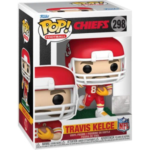 NFL Chiefs Travis Kelce (Road) Funko Pop! Vinyl Figure #298 With Protector