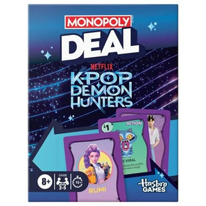 KPop Demon Hunters Monopoly Deal Card Game - PREORDER