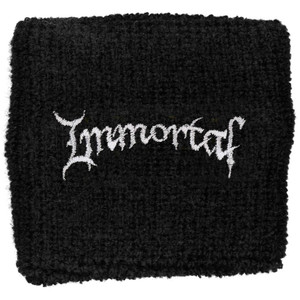 IMMORTAL Logo EMBROIDERED SWEATBAND WRISTBAND - Official merchandise