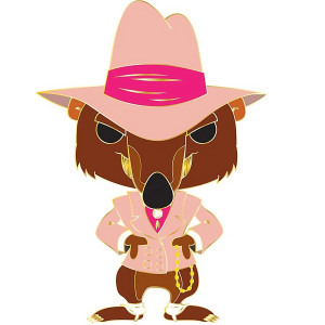 Funko Pop Who Framed Roger Rabbit Smarty Weasel 08 Enamel Metal Pin NEW SEALED