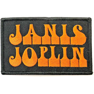 Janis Joplin Standard Patch: Logo Janis Joplin Standard Patch: Logo