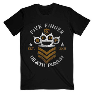 Five Finger Death Punch T-Shirt - Chevron T-Shirt Size 2XL