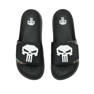 Punisher Logo Athletic Slide Sandals Small 7/8