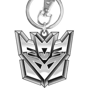 Transformers Deceptions Logo Pewter Key Chain Transformers Deceptions Logo Pewter Key Chain