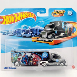 Hot Wheels Hype Hauler Semi Truck "DC Comics" (2025 HW Track Fleet Mix 2)