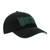 Wicked Glitter Print Logo Women's Black Unstructured Baseball Cap