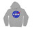 NASA Hoodie Insignia Classic Logo Official Mens Sports Grey Pullover