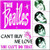 The Beatles Fridge Magnet: Can't Buy Me Love/You Can't Do That (Pink Version)