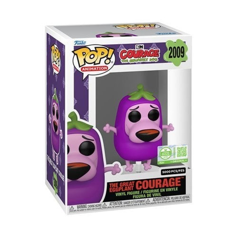Courage the Cowardly Dog The Great Eggplant Courage Funko Pop! #200