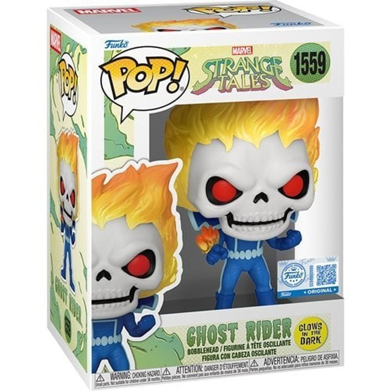 Funko Pop Strange Tales Ghost Rider Glow EE Exclusive #1559 Protector Pre-Order