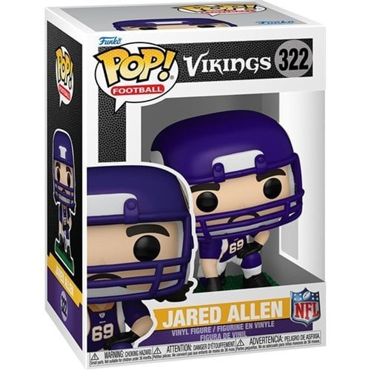 NFL Legends Jared Allen (Vikings) Funko Pop! Vinyl Figure #322 Pre-Order