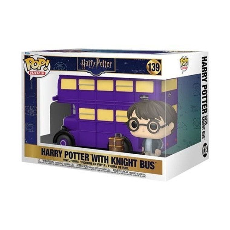 Harry Potter with Knight Bus Super Deluxe Funko Pop! Ride #139 PREORDER