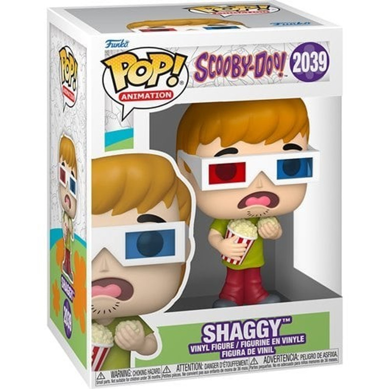 Scooby-Doo Shaggy with Popcorn Funko Pop! Vinyl Figure #2039 PREORDER
