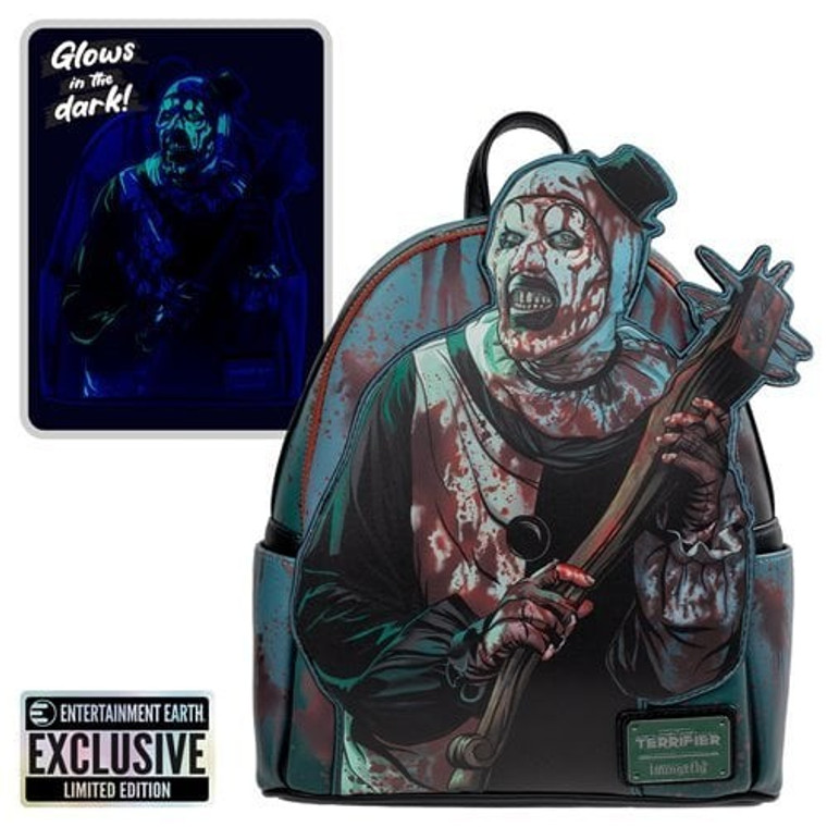 Terrifier Art the Clown Blood Splatter Glow-in-the-Dark Mini-Backpack