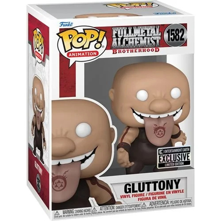 Fullmetal Alchemist: Brotherhood Gluttony Funko Pop! Vinyl Figure #1582 -EE Excl
