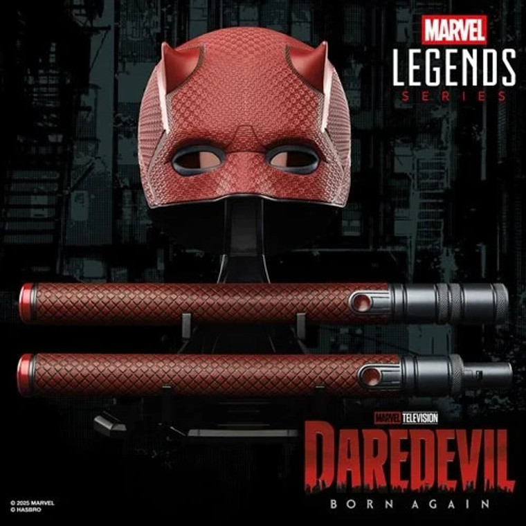 Daredevil Marvel Legends Daredevil: Born Again Mask and Billy Club