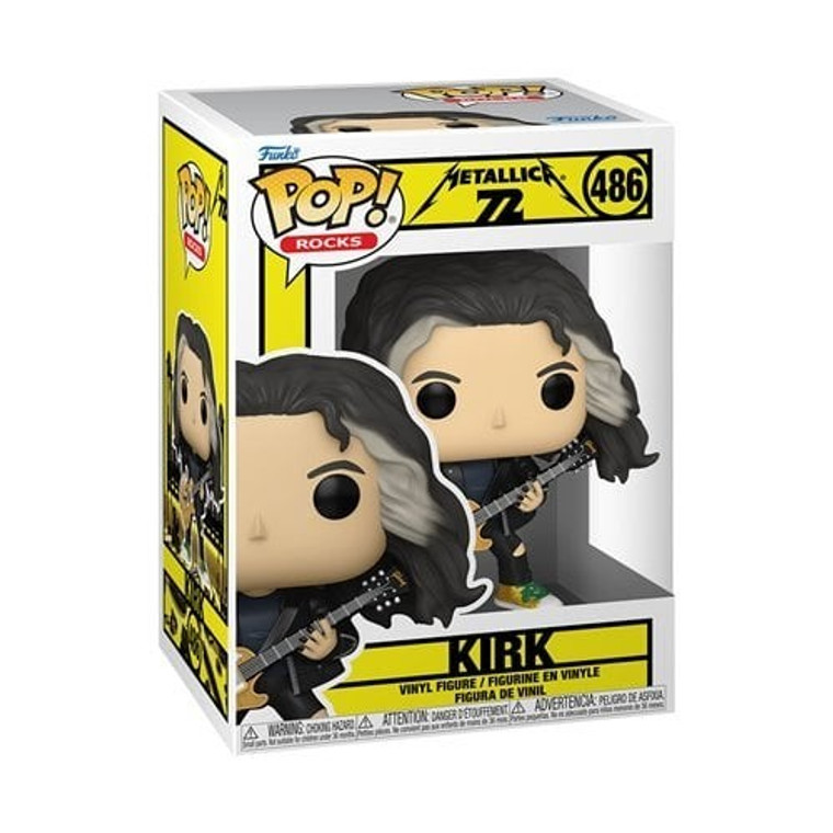 Metallica Kirk (72 Seasons) Funko Pop! Vinyl Figure #486 w/protector PREORDER