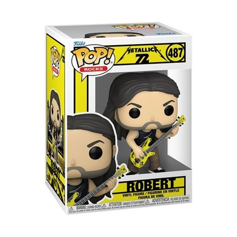 Metallica Robert (72 Seasons) Funko Pop! Vinyl Figure #487 w/protector PREORDER