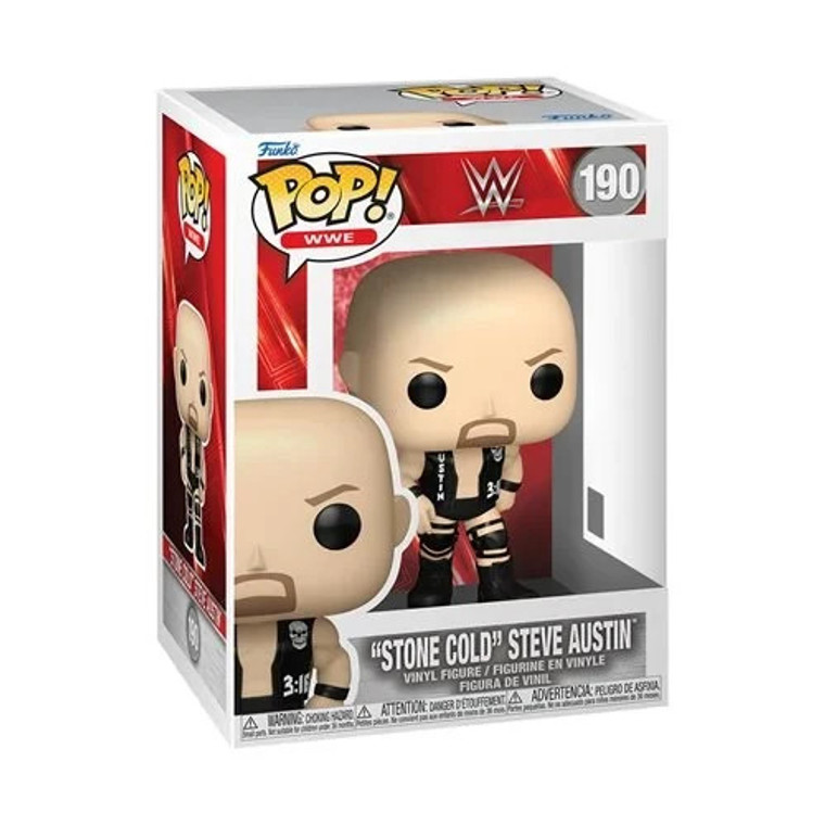 WWE Stone Cold Steve Austin Funko Pop! Vinyl Figure #190 PREORDER