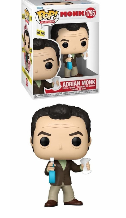 Monk Adrian Monk Funko Pop! #1795 w/ Protector PREORDER