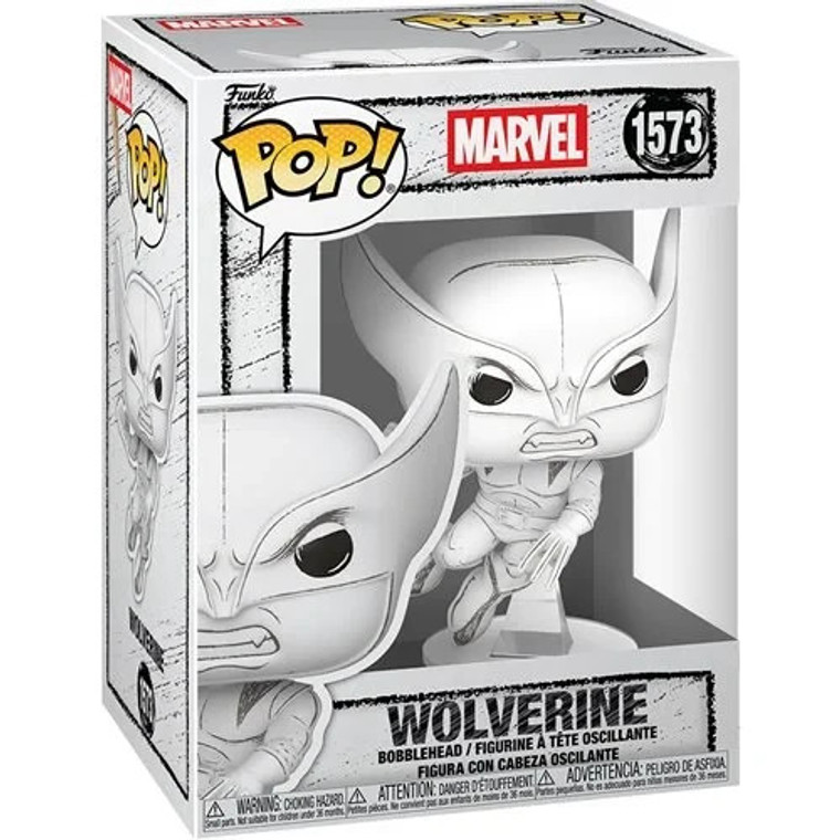 Marvel Sketched Wolverine Funko Pop! Vinyl Figure # w/Protector PREORDER