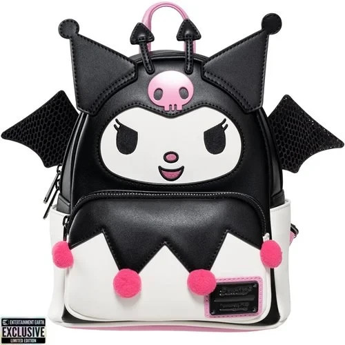 Sanrio Kuromi Devilish Winged Mini-Backpack Entertainment Earth Exclusive